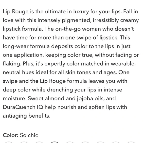 Doll 10 DOLL VAULT LIP ROUGE LIPSTICK NEW: retails $24.00 - Picture 7 of 7